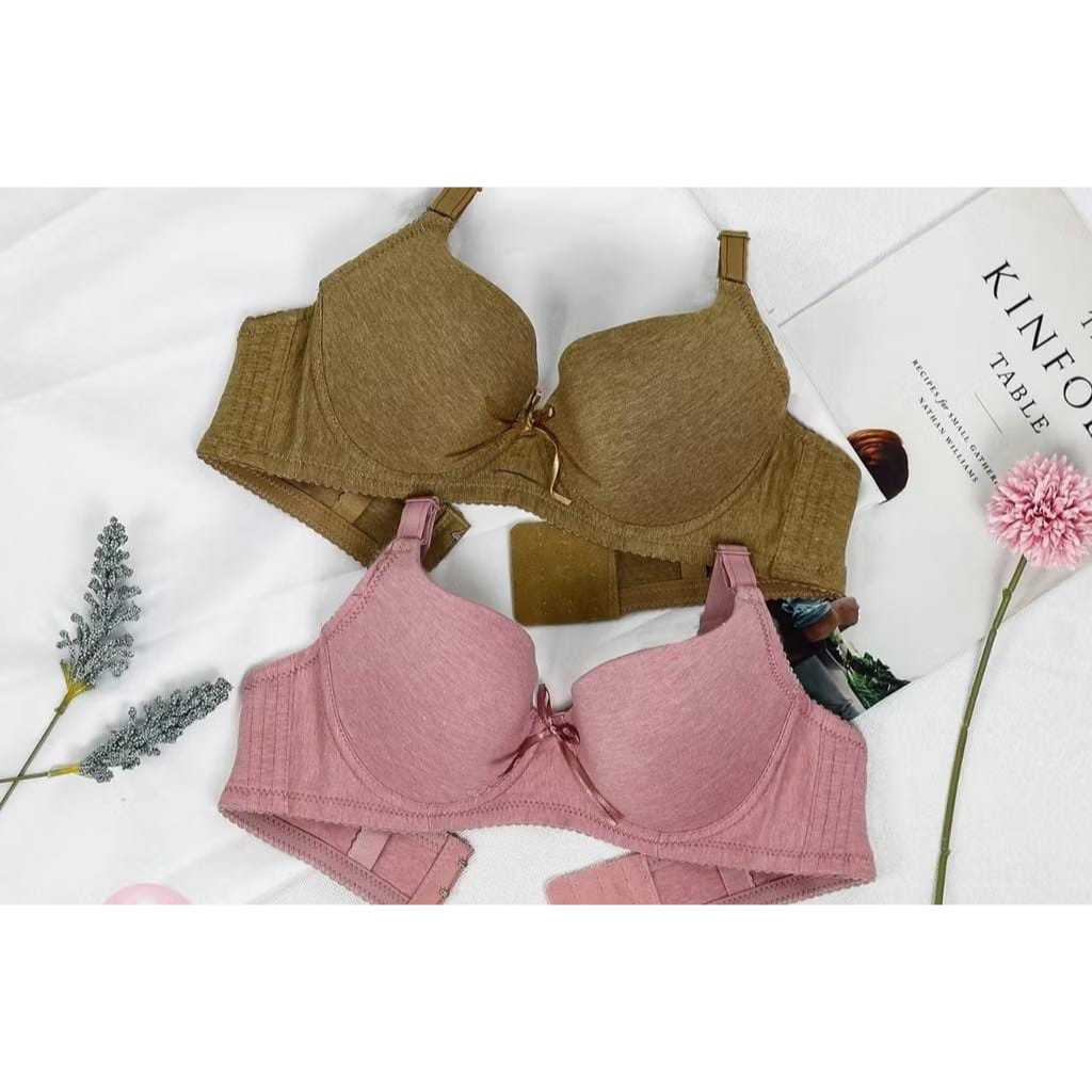KATUN 3PCS MISSLYLI CUP B FOAM BRA/ FULL CUP COTTON BRA SIZE 34-40