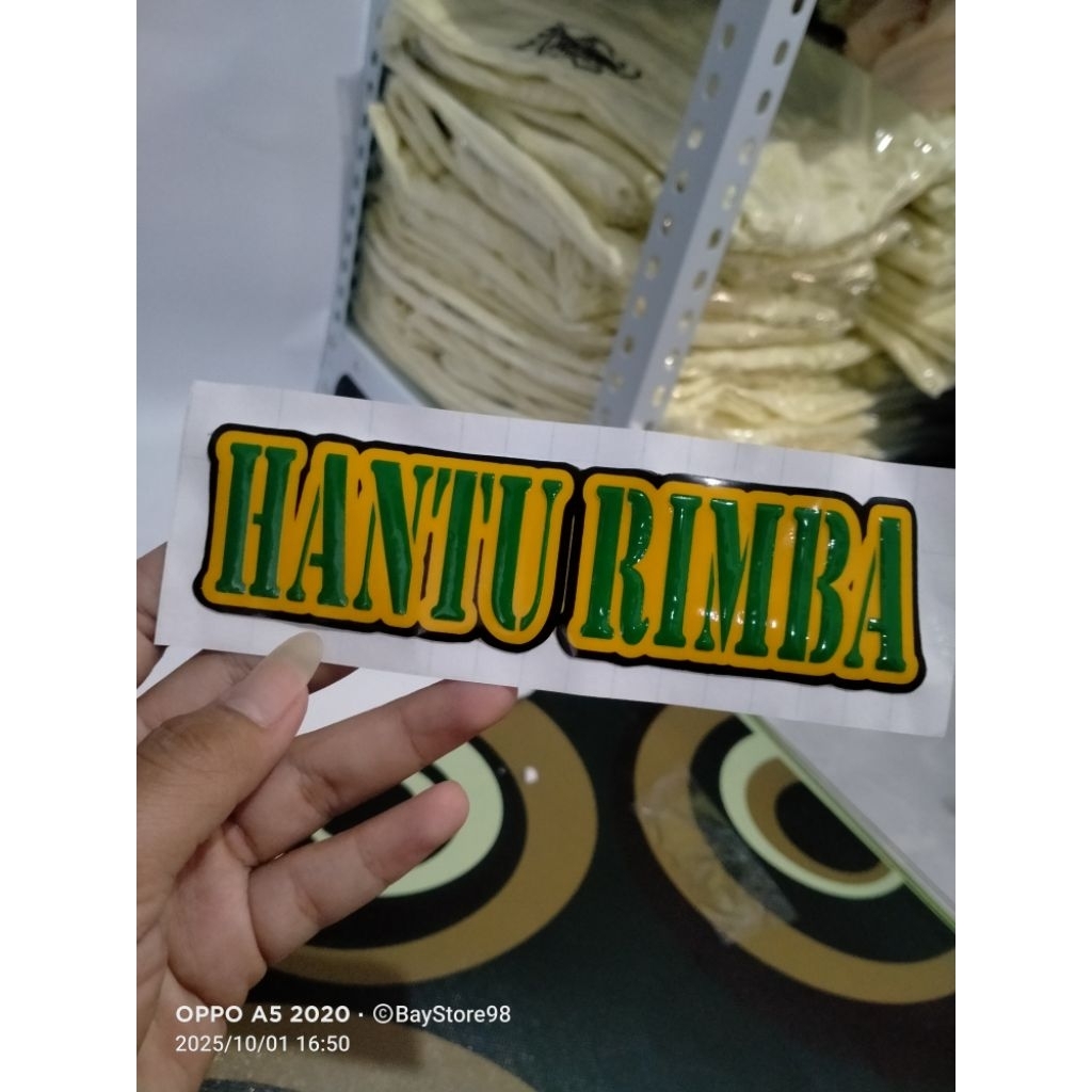 สติ๊กเกอร์นูนผีป่าพร้อมการเขียน Baystore98