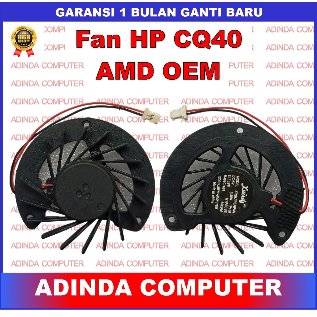 พัดลม HP Compaq CQ40 CQ40-100 cq41 CQ45 CQ45-100 AMD OEM