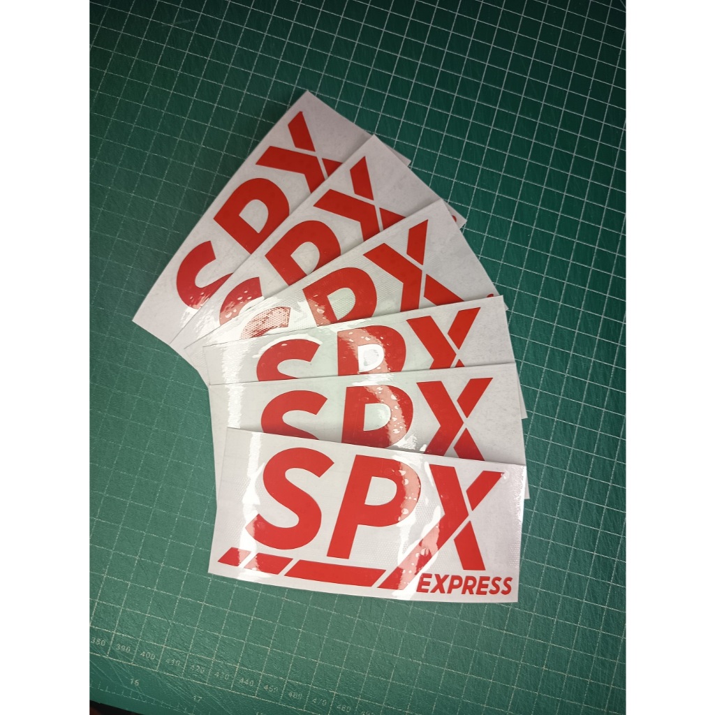 สติ๊กเกอร์ Shopee Express SPX Express สติ๊กเกอร์ Poromsi สติ๊กเกอร์ติดหมวกกันน็อคมอเตอร์ไซค์รถยนต์