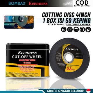 Mata Gerinda Potong Besi 50 Pcs 4 Inc Tahan Lama Batu Potong Gerinda Cutting Wheel Batu Gurinda Potong