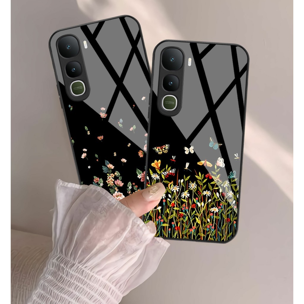 {F720} VIVO Y400 Glass Softcase - VIVO Y400 HP Casing - เคส VIVO Y400 NEW CAMERA PROTECTOR