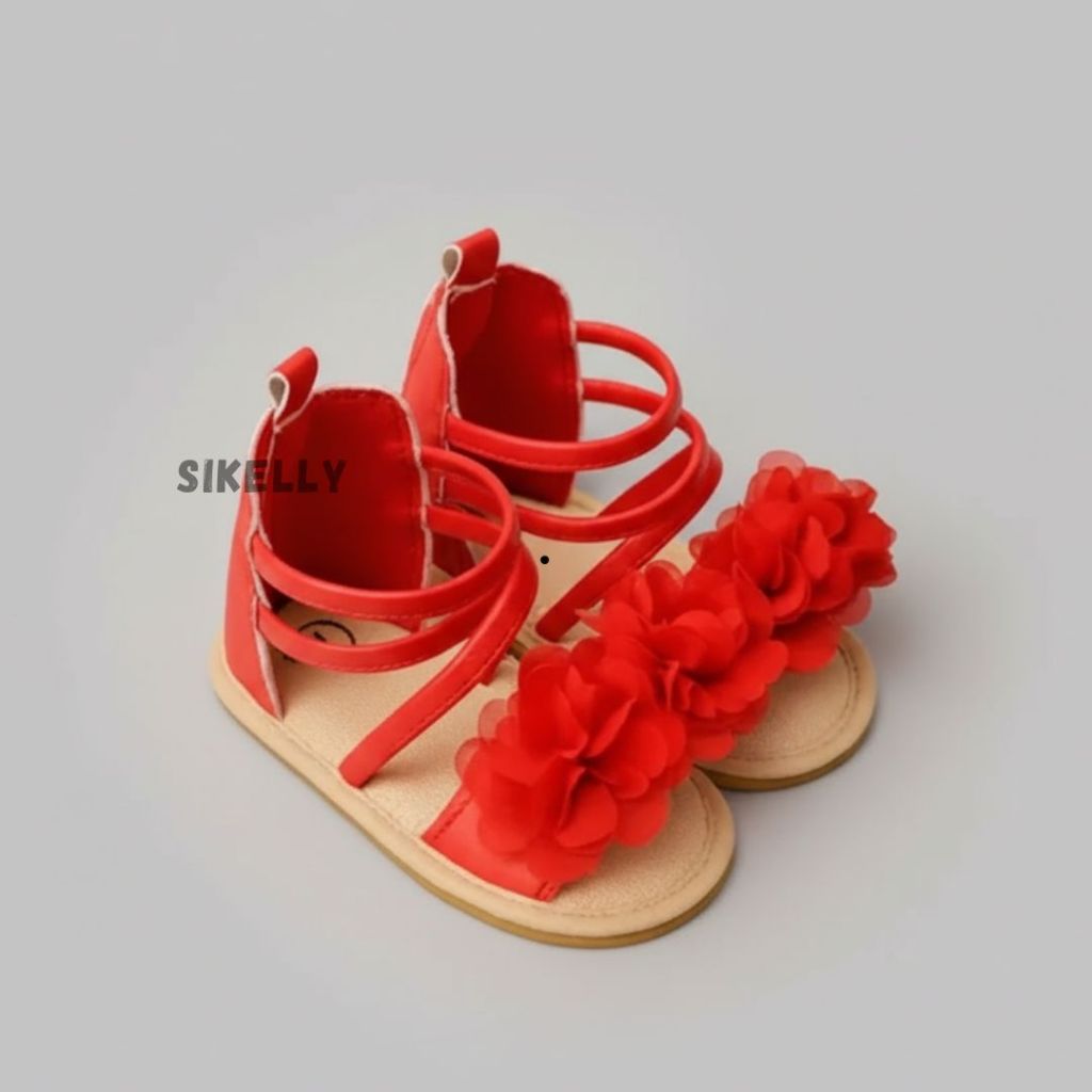 SELLY VINNY RUFFLE prewalker รองเท้าสําหรับทารกและเด็กผู้หญิง