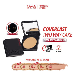 MFI - OMG Oh My Glam Coverlast Two Way Cake 12 g - Bedak Padat Kontrol Minyak
