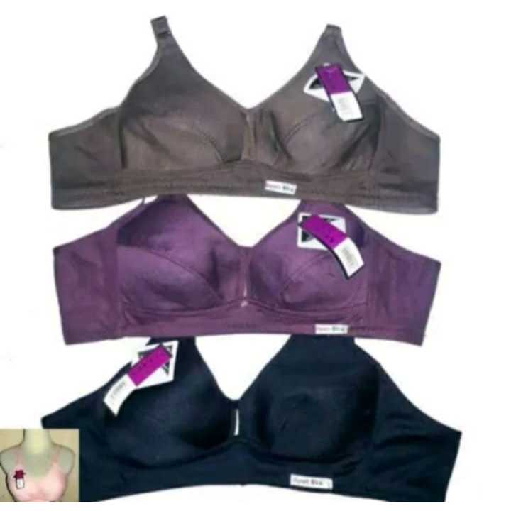 KATUN Guffy สปอร์ตบราผู้หญิง ผ้าคอตตอนเนื้อนุ่ม ไร้ลวด และโฟม ไซส์ 32-34-36-38-40-42 / เสื้อชั้นใน /