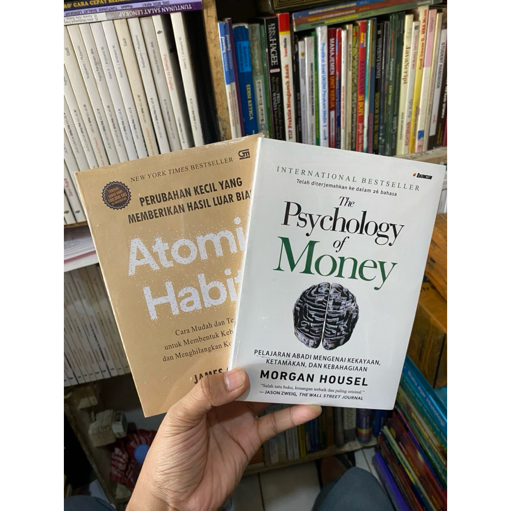 SAVING Package 2 เล่ม ATOMIC HABIT และ PSYCHOLOGY OF MONEY หนังสือ