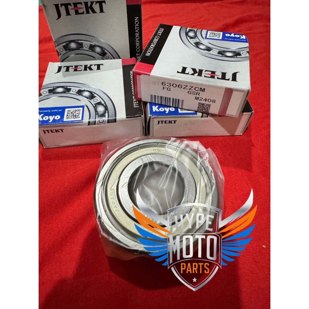 MINIMAL Bearing/ Laher/ Laker 6306 ZZ KOYO ORIGINAL JAPAN (ขั้นต่ํา 2 ชิ้น)