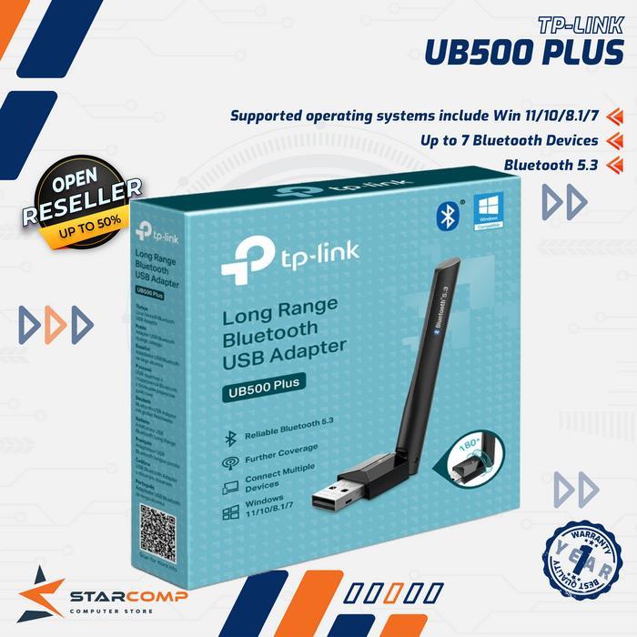 TP-LINK UB500 Plus | อะแดปเตอร์บลูทูธ ยูเอสบี ระยะไกล