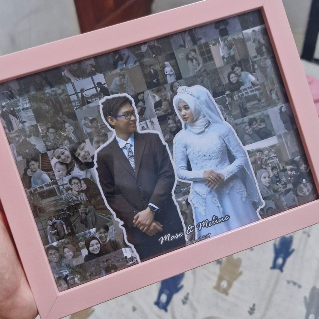 6R/10R/A4 PHOTO MOSAIC PRINT PHOTO FRAME (FRAME)