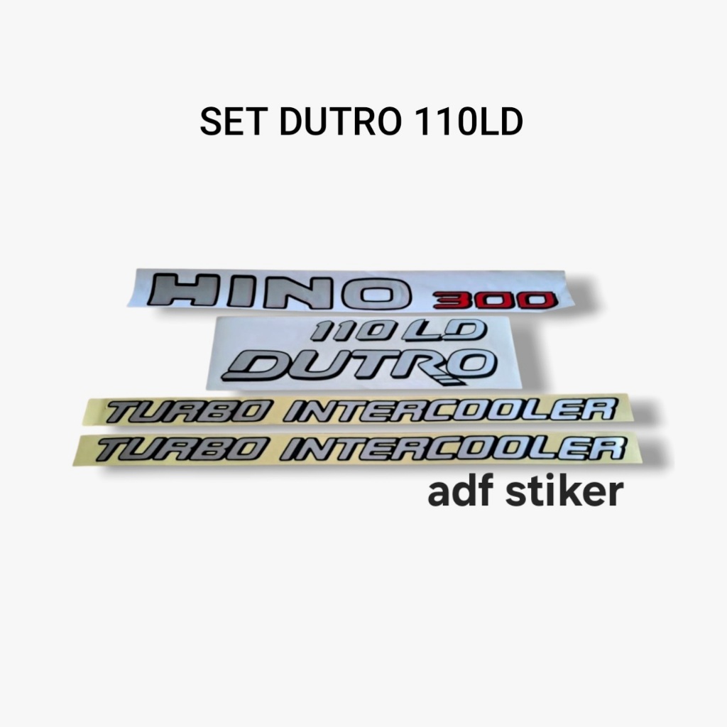 สติ๊กเกอร์ Hino 300 Dutro 110 LD / สติ๊กเกอร์ Hino 300 Dutro 110LD / สติ๊กเกอร์ Dutro 110LD