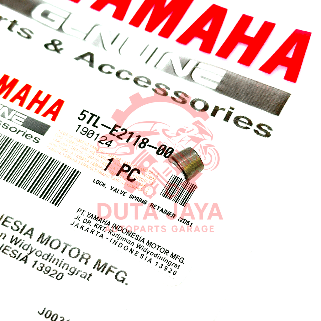 MESIN YAMAHA VALVE NAILS (5TL-E2118-00) ตะปูวาล์วเป็นส่วนประกอบเล็กของออร์แกนไวตาบนระบบวาล์วเครื่องย