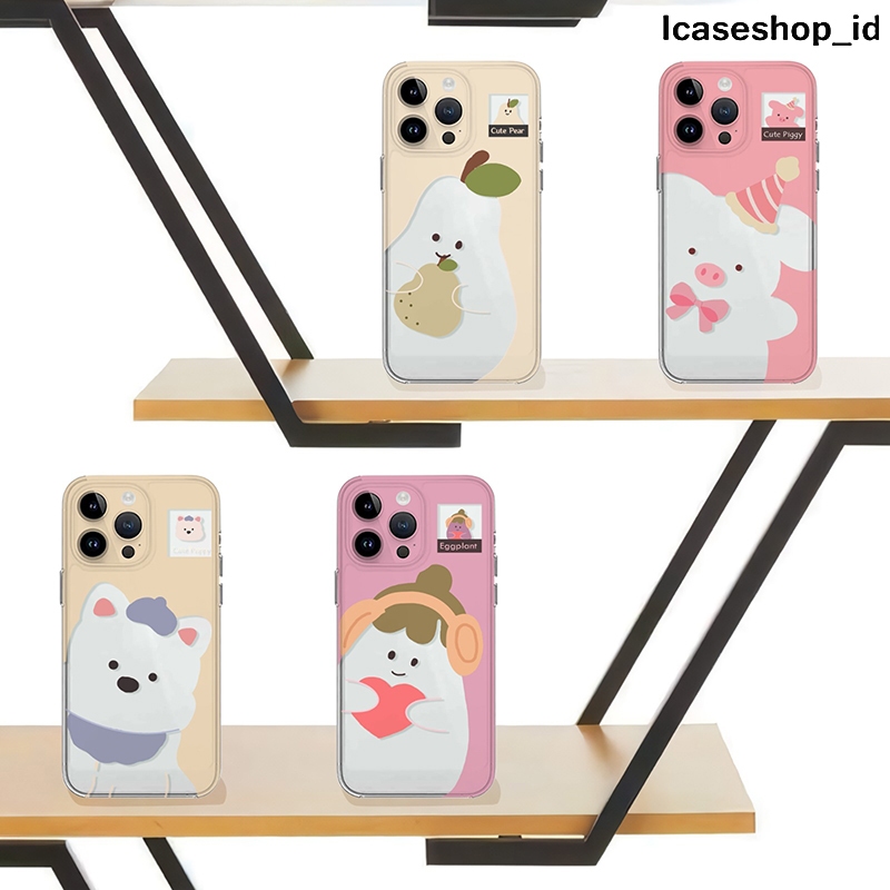 SOFTCASE สําหรับ INFINIX SMART 4 4C 5 6 7 8 9 10 ร้อน 8 9 10 10S 11 11S 11S NFC PLUS ผลไม้ MOTIF COQ