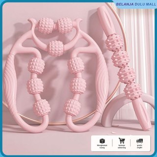 (Tersedia) Alat pijat pelangsing kaki, alat kecantikan, cincin rol pijat, penjepit kaki, artefak, rumah yoga, penjepit pijat, pelangsingan otot betis, relaksasi