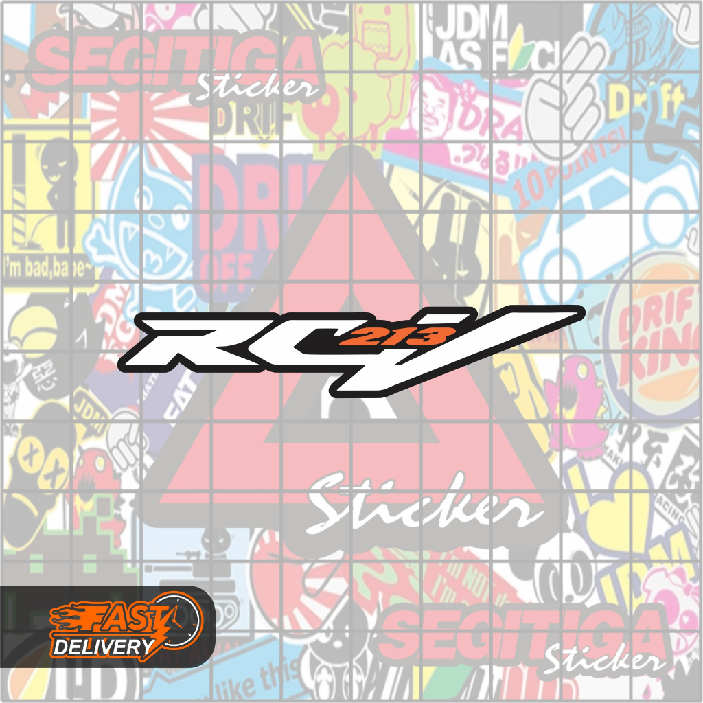 สติ๊กเกอร์ Honda RC213V ขนาด 10 x 2 ซม