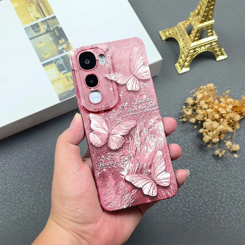 Softcase Compatible สําหรับ Vivo Y400 Butterfly Motif - NR07