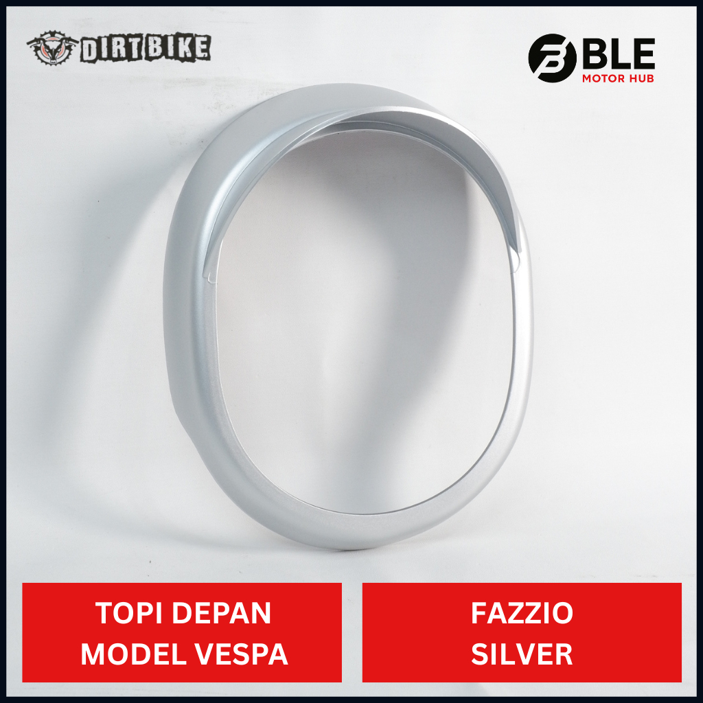 Dirtbike Visor Lamp Fazzio Silver Vespa รุ่น | BLE มอเตอร์ฮับ