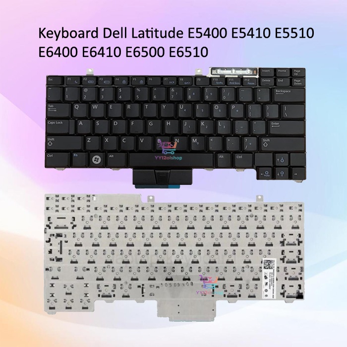 DELL LATITUDE E5400 E5410 E5510 E6400 E6410 E6500 E6510 คีย์บอร์ด