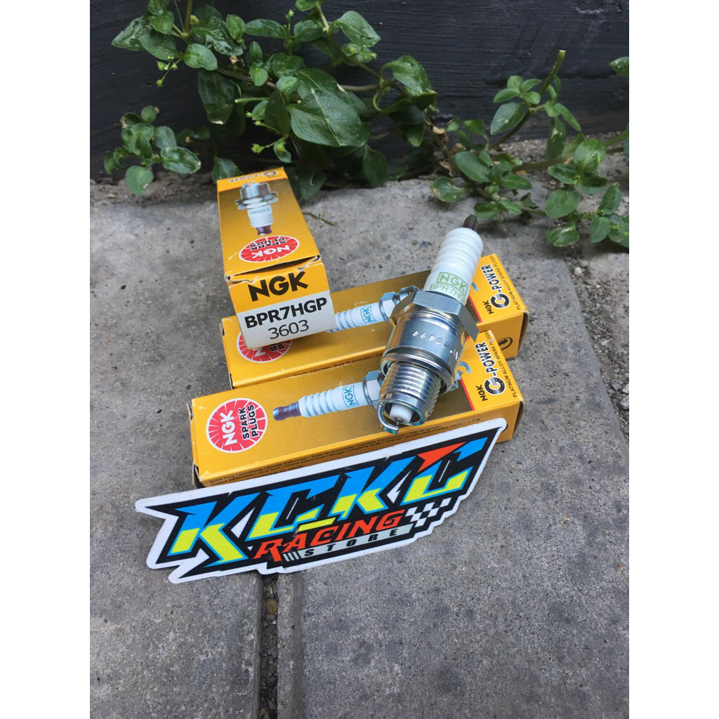 NGK G POWER RACING SPARK PLUG BPR7HGP RX KING FIZ R F1Z R TORNADO CRYSTAL ALFA KC_KC RACING STORE