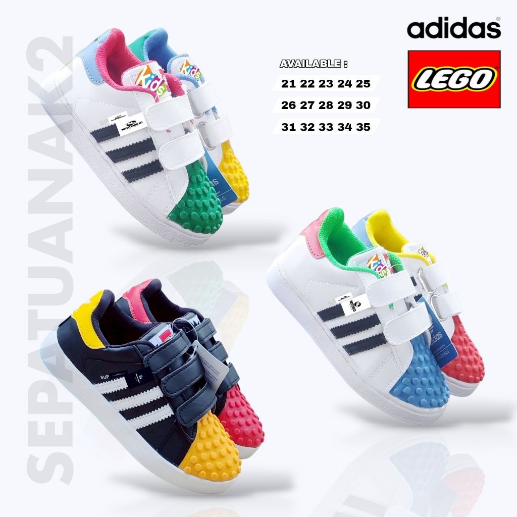 รองเท้าผ้าใบ LEGO KIDS UNISEX BOYS AND GIRLS อายุ 1 ถึง 9 ปี