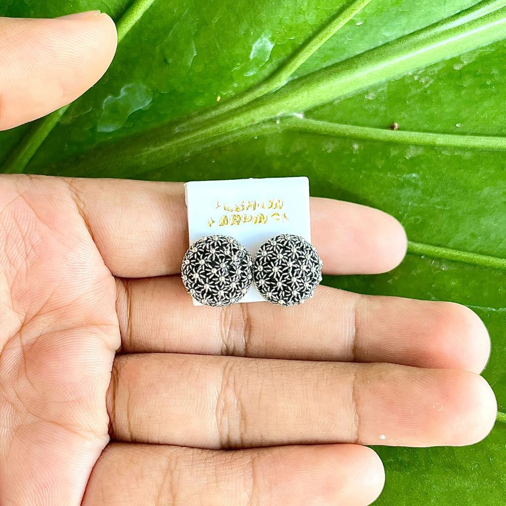 Sumpel ต่างหู Silver Bali 925 Motif Bun Jawan ดอกไม้ Ratna หญิงสาวที่กําหนดเอง