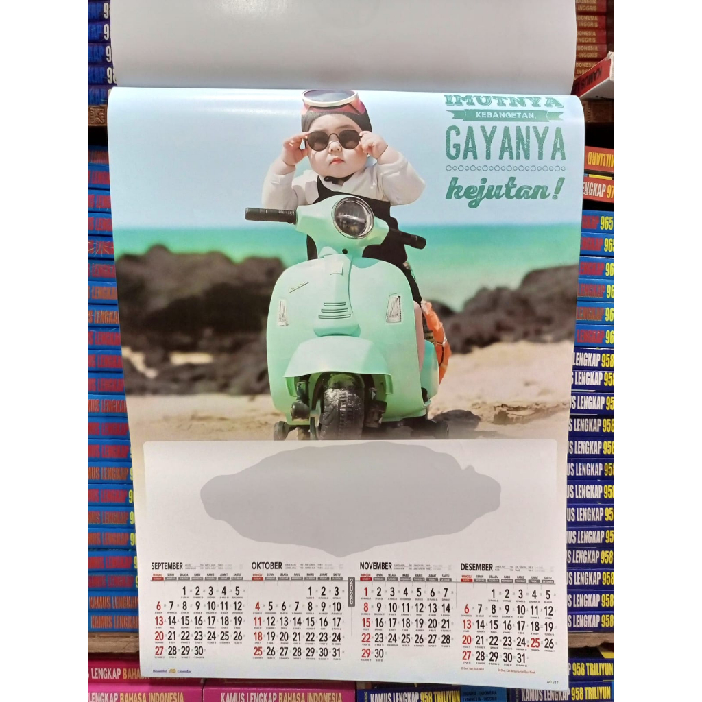 WALL CALENDAR WALL CALENDAR QUARTER YEAR 2026 BABY MOTIF
