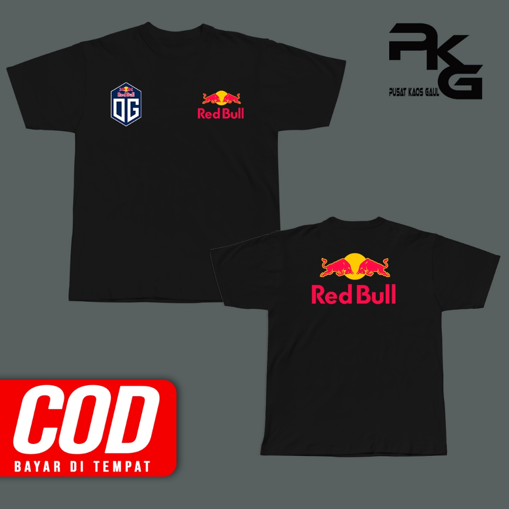RED BULL เสื้อยืดผู้ชาย Meme T-Shirt / Pun T-Shirt / Pollycotton 24s T-Shirt
