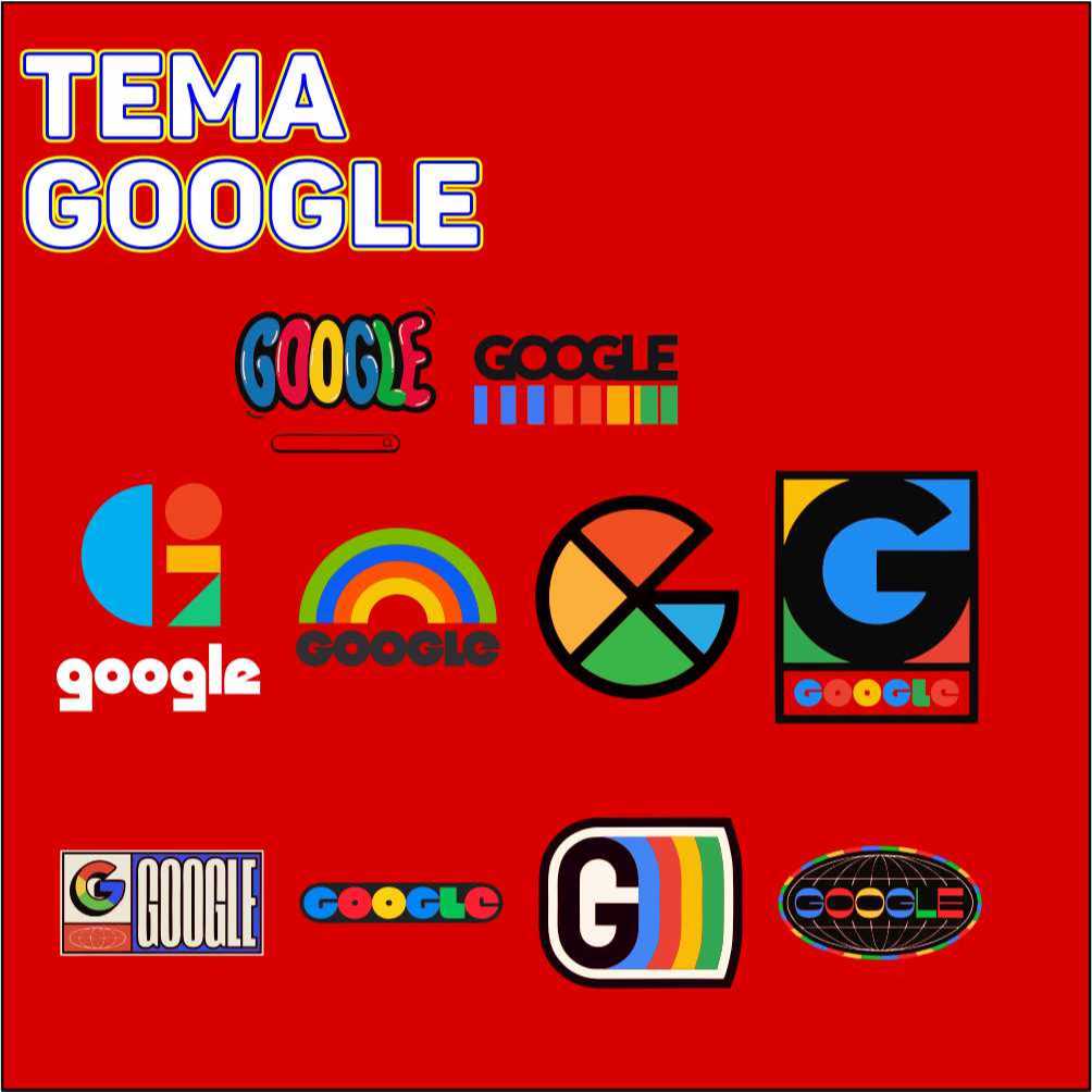 GOOGLE THEME IRON-ON SCREEN PRINTING VOL.1 / DIRECT DTF SCREEN PRINTING