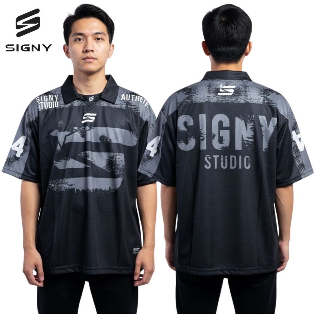 061 ORIGINAL SIGNY JERSEY เสื้อยืด SIGNY COLLAR OVERSIZE เสื้อยืด SUPER PREMIUM คุณภาพสูง MATERIAL