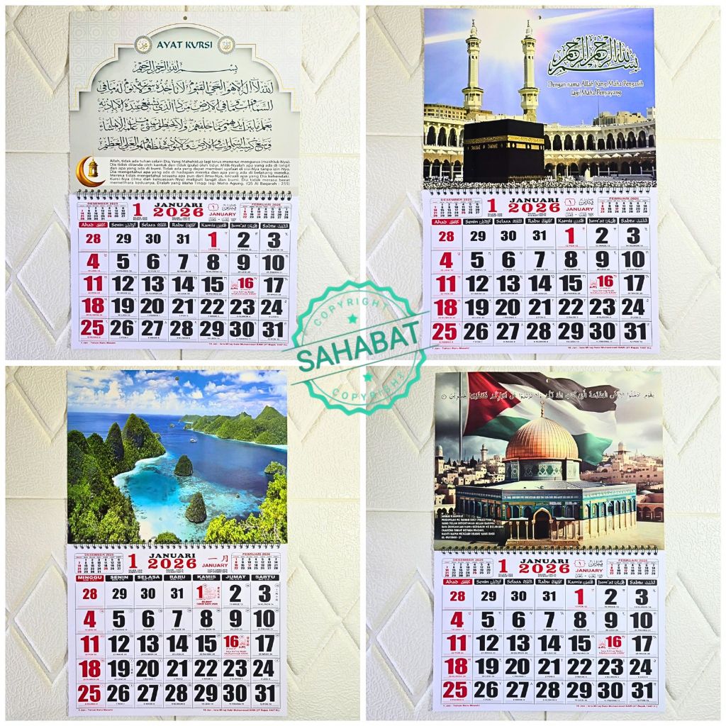 JUMBO MONTHLY WALL CALENDAR 2026/ CALENDAR 2026