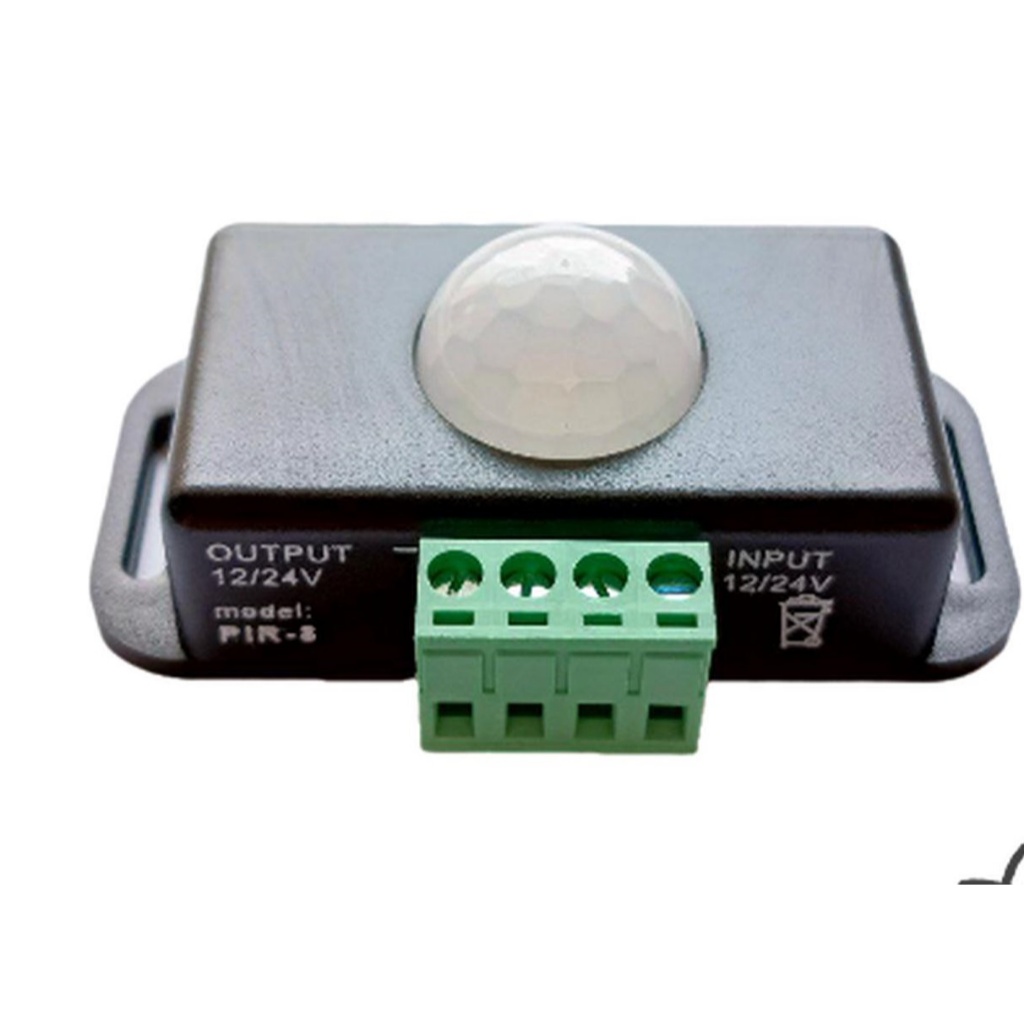 PIR Sensor 12V-24V 5050 - PIR (พาสซีฟอินฟราเรด) Motion Sensor