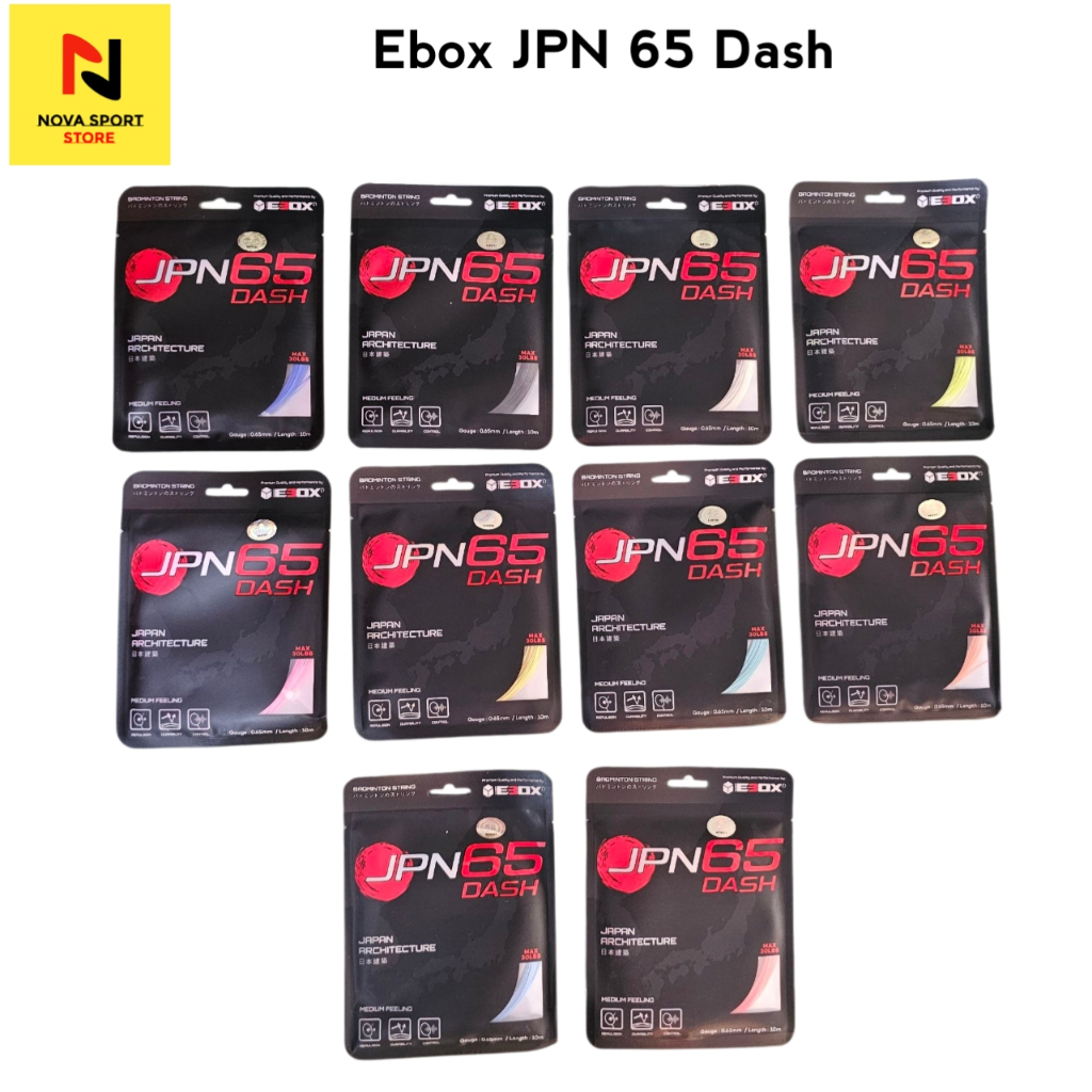 สายแบดมินตัน Ebox JPN 65 Dash, Ebox Jpn 65 Dash