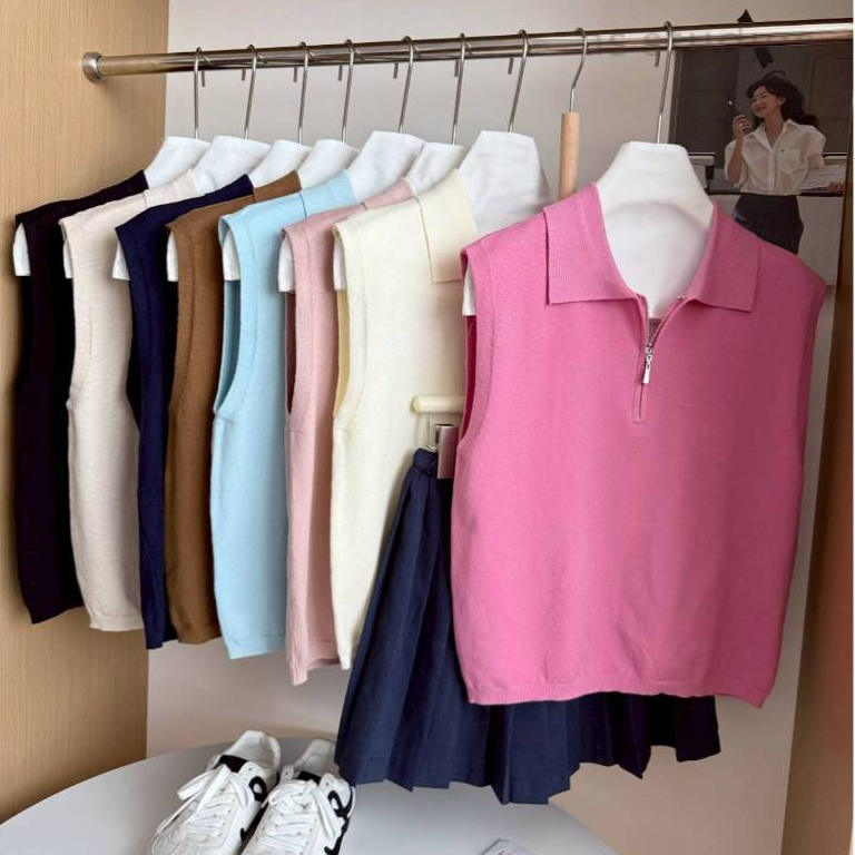 One K Sleeves Top Knit ONK191660