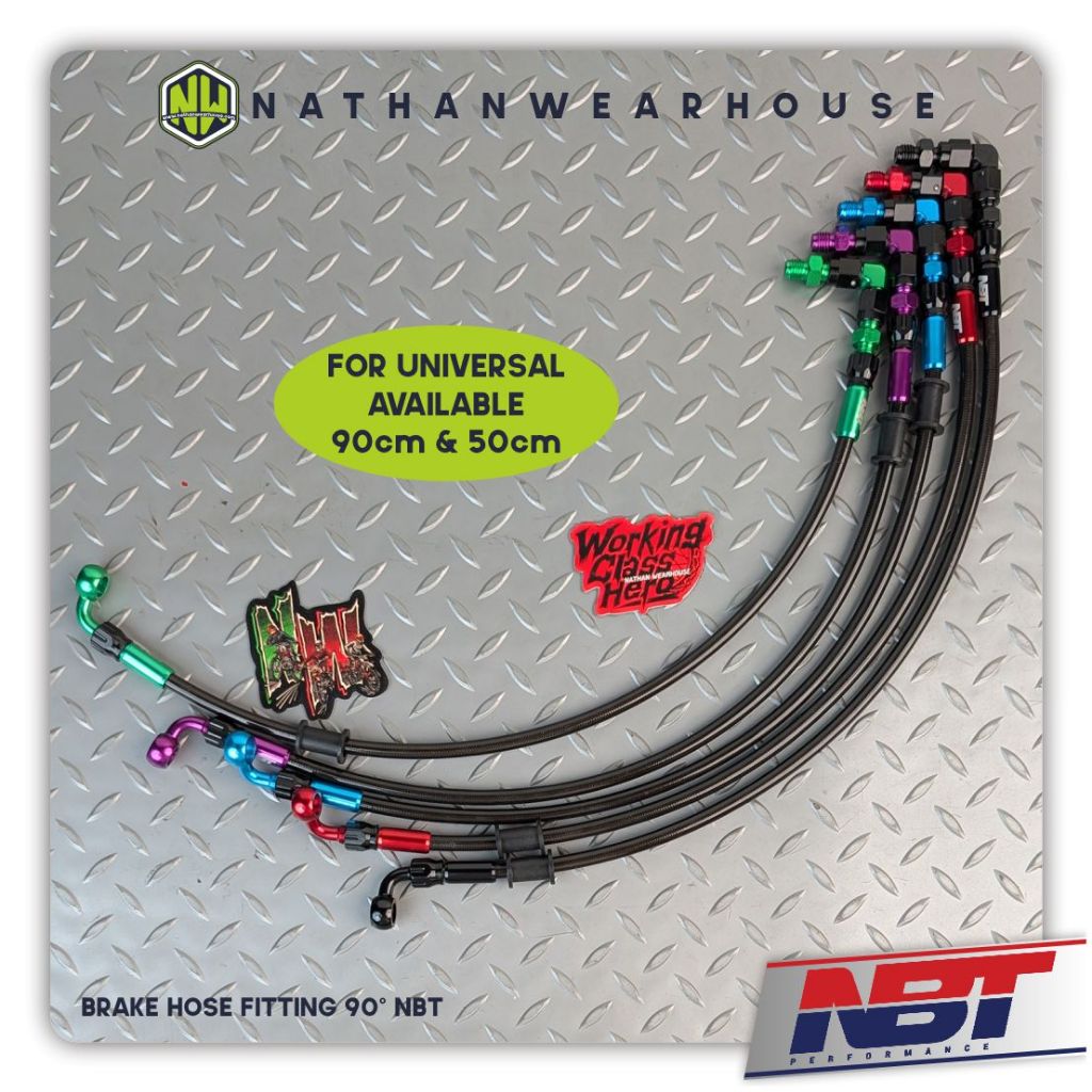 ท่อเบรคท่อเบรคข้อต่อ 90o 50 ซม. 90 ซม. Universal NBT