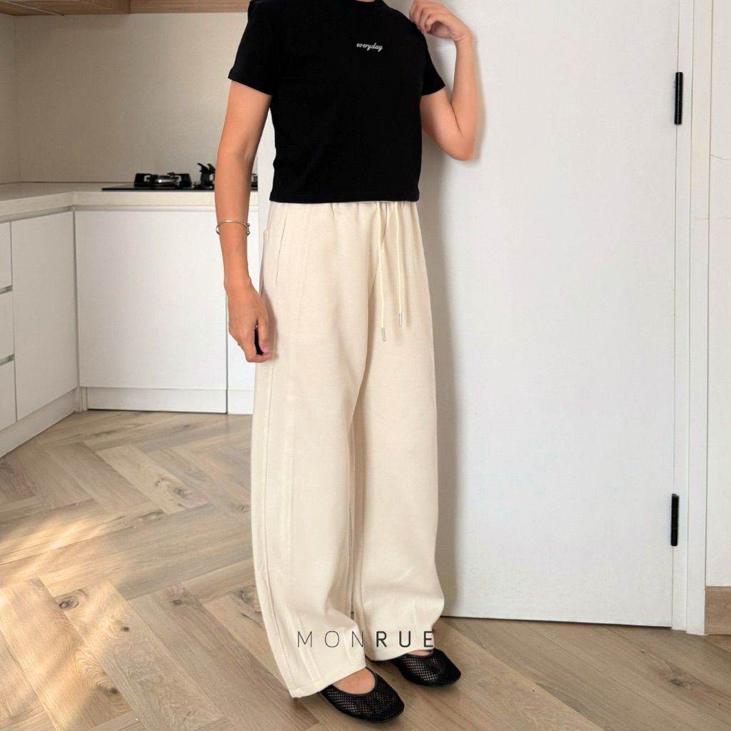 MONRUE Leiden Curve Sweat Pants