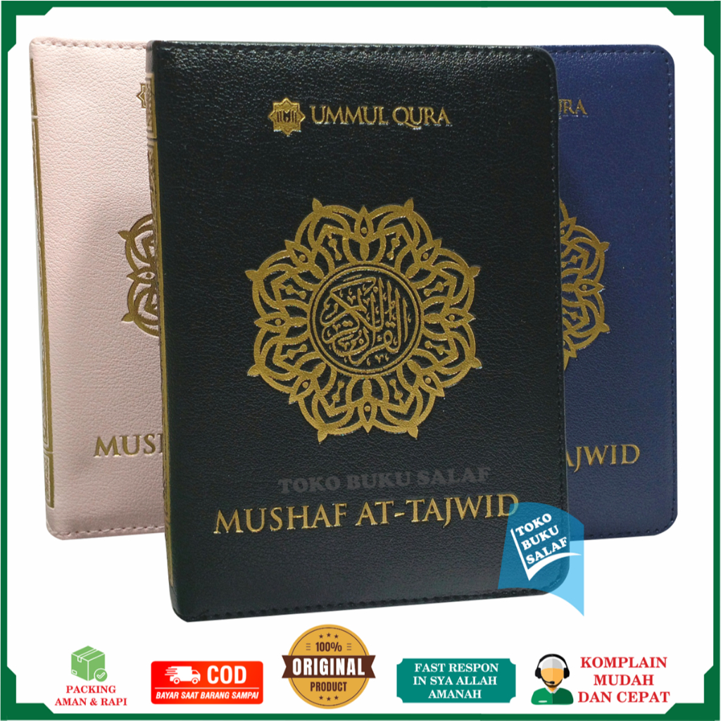 Ummul Qura Al-Quran Mushaf At-Tajwid A6 Zipper