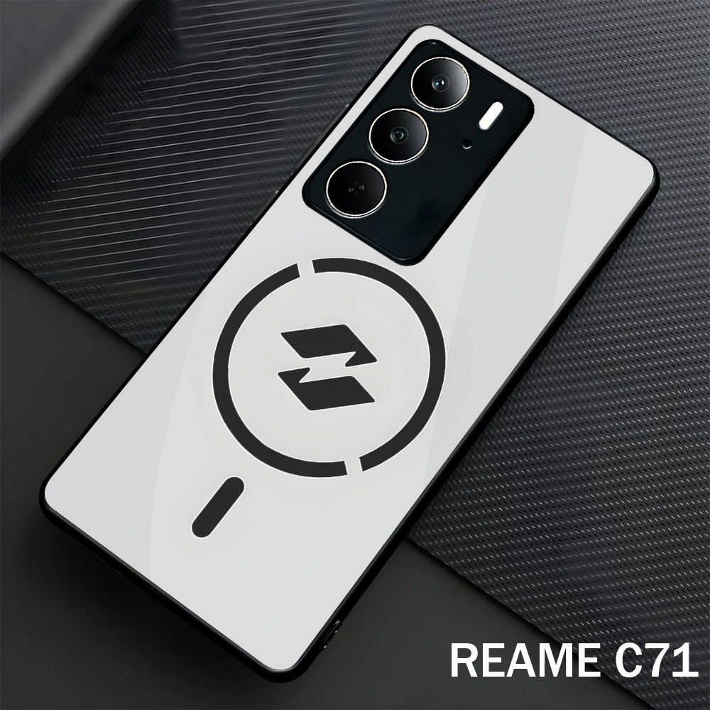 Softcase Glass Glossy สําหรับ Realme C73 C75 C71 ปลอก Hp Realme C73 C75 C71-Case Protector Hp Realme