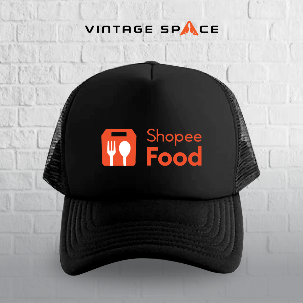 หมวก Shopee courier/หมวกโลโก้สั่งทําพิเศษ/หมวกเน็ต/หมวกโคเรีย