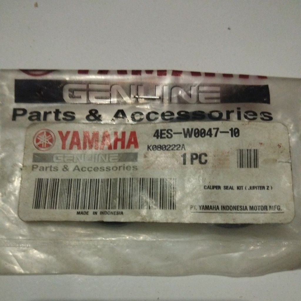4ES W0047 10 ต้นฉบับ ygp yamaha ของแท้ส่วน nos caliper SEAL ชุด SIL PISTON O-RING oring o แหวน RUBBE