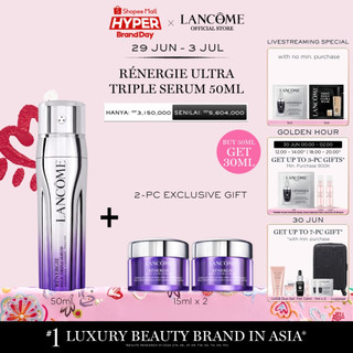 Lancome Renergie Ultra Triple Serum 50ml - Serum Wajah - Anti Aging