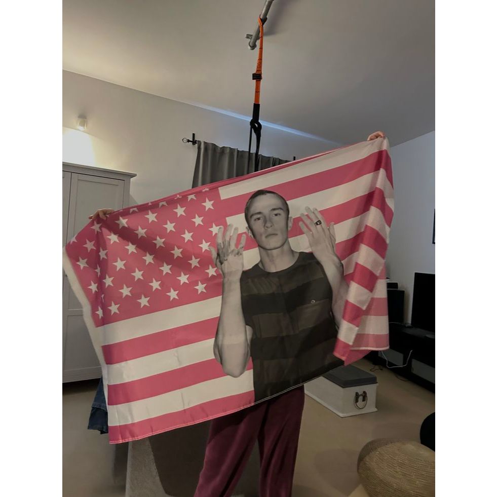 CUSTOM FLAG / ธงตลก อเมริกัน / ธง /