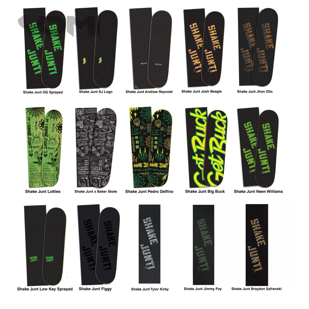 Shake Junt Griptape Skateboard | กริปเทปสเก็ตบอร์ดมืออาชีพ | ต้นฉบับต้นฉบับ