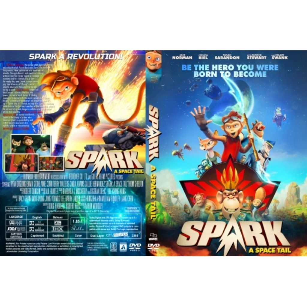 SPARK A SPACE TAIL FILM CASSETTE - MONKEY KING KERA SAKTI CARTOON CHILDRENS FILM CASSETTE