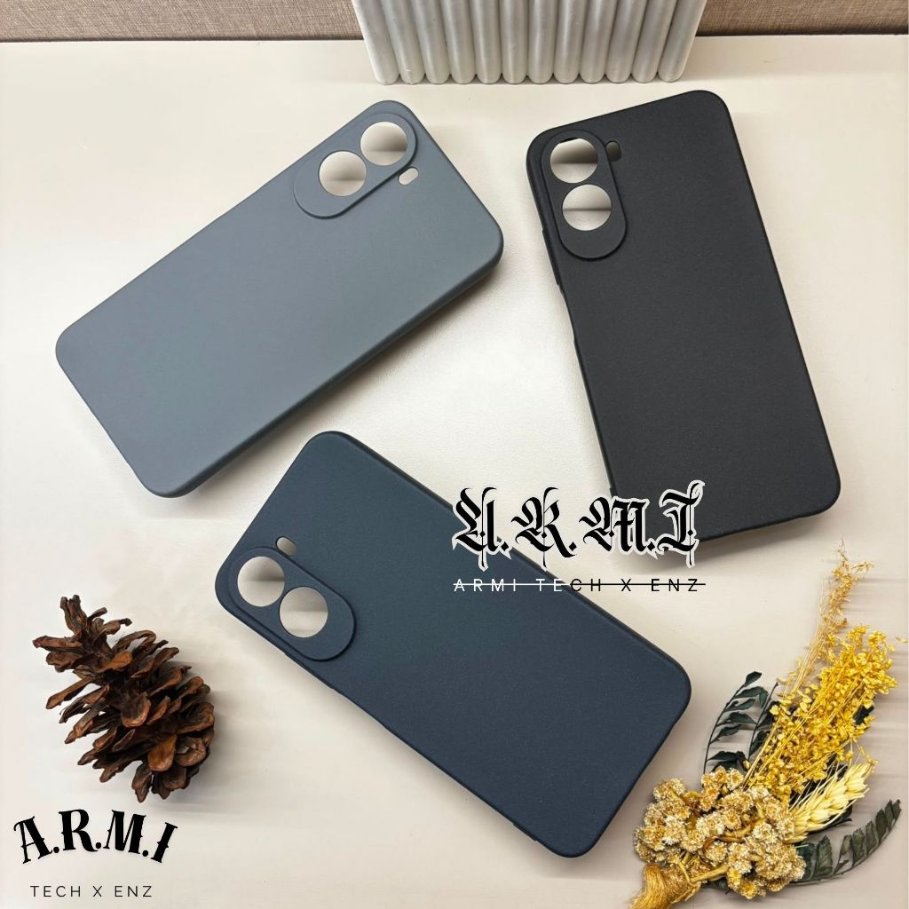 Poco C81 Pro / Redmi A7 Pro 4G Softcase Sandstone Silicon Anti Slip Casing Camera Protect Xiaomi