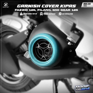 Yamaha Fazzio 125 Hybrid Fan Cover Garnish - Mio Gear 125 Garnish Exie Art อุปกรณ์มอเตอร์ไซค์