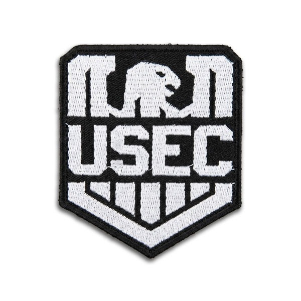 Patch USEC United Security เย็บปักถักร้อยโลโก้ Insignia สัญลักษณ์วิดีโอเกมเกมหนีจาก Tarkov USA Ficti