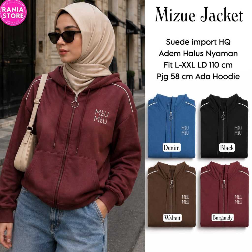 เสื้อแจ็คเก็ต Mizue Allsize Fit To M-XL BY RAIA