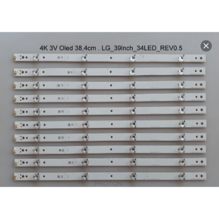 Backlight OLED TV 3V 4 Backlight OLED TV 3V 4 ปุ่มเว้า 38 ซม.12V LG_39Inch_34LED_REV0.5Backlight OLE