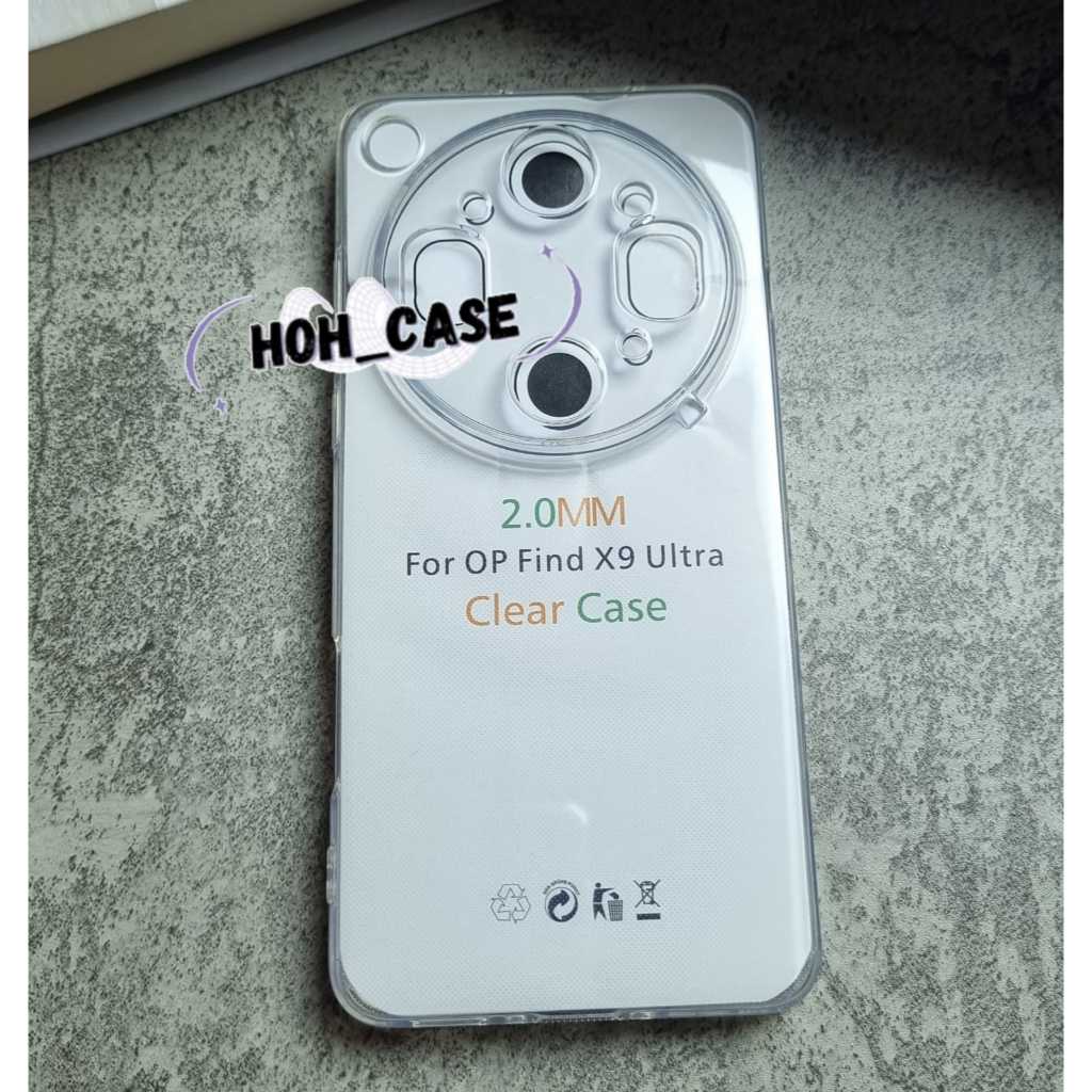 เคสนิ่ม 2 มม.เคสใส Oppo find x9s find x9 ultra Tpu ใส hd soft case hoh case
