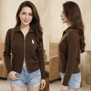 Sweater Cardigan Rajut Wanita Bordir Premium Oversize Outer Knit Korean Style Kekinian