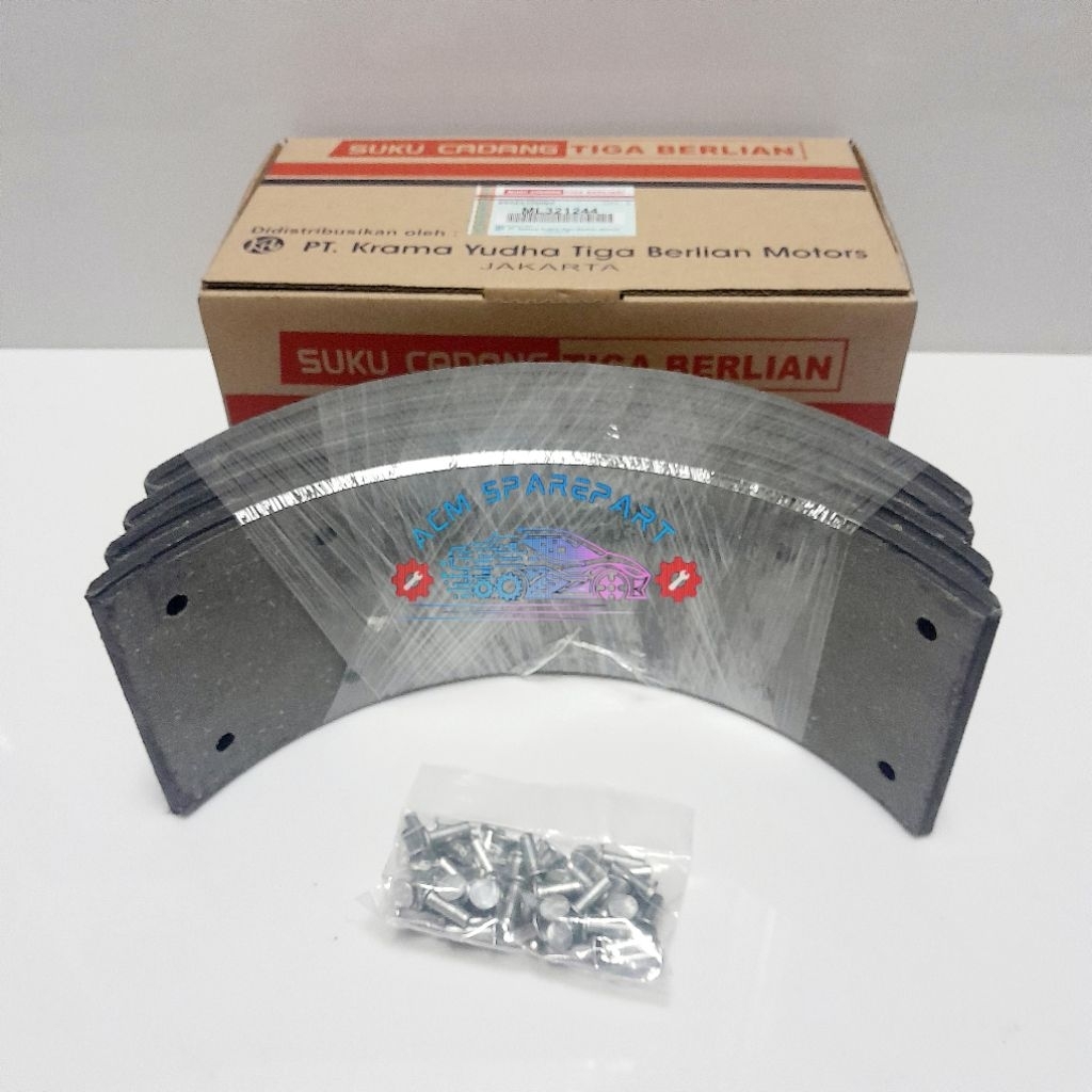 ผ้าเบรกซับใน PS125 CANTER TURBO-PS135/PS136 HDX -PLUS CAMPAS NAILS.